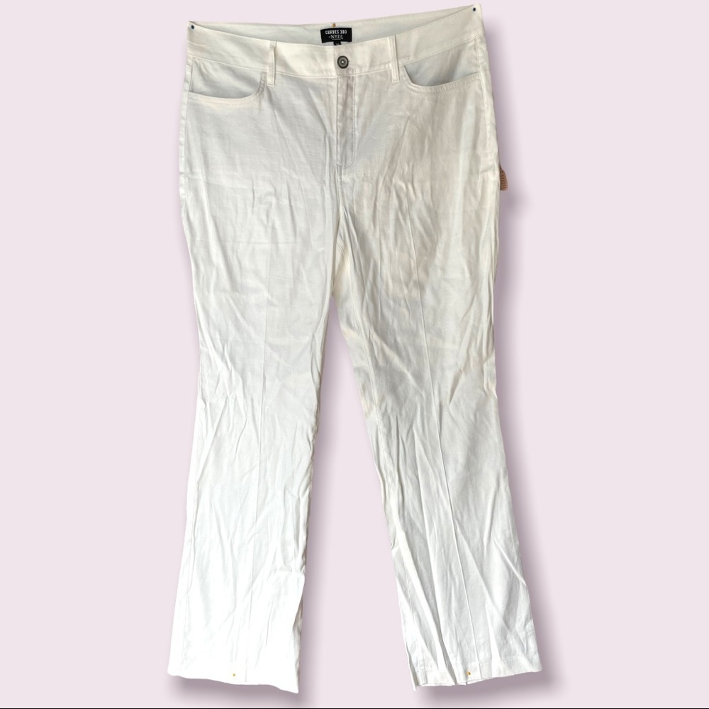 NYDJ curves 360 white trousers